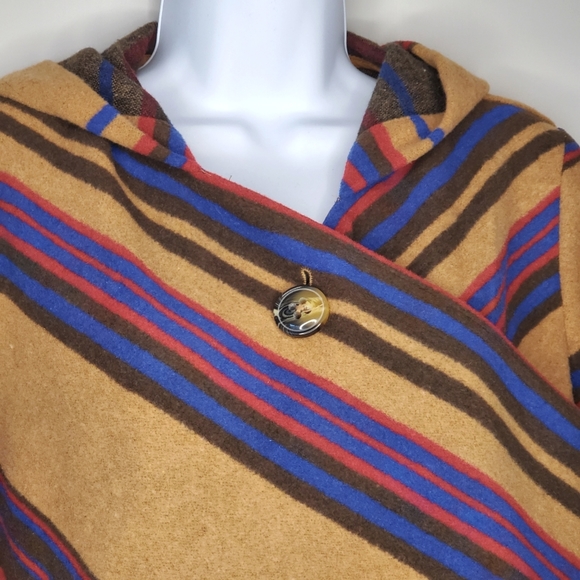 Asymmetrical Striped Coat Cardigan - Picture 2 of 6